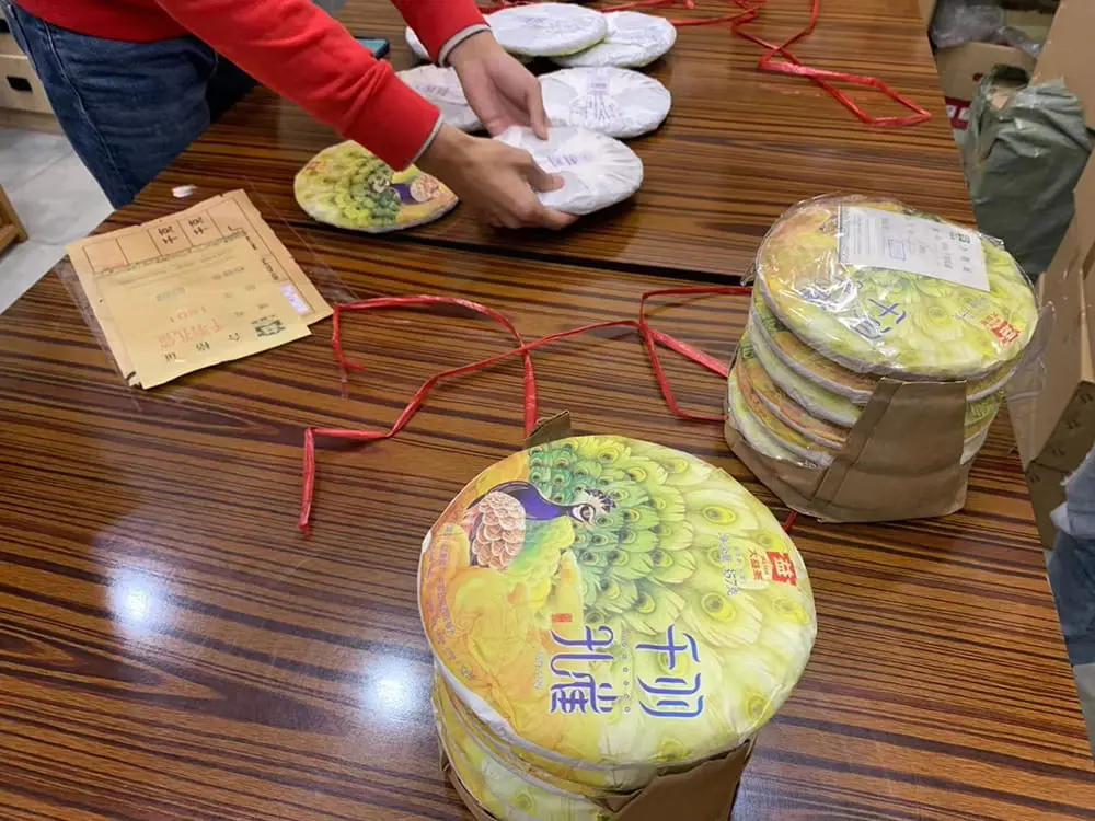 聊城回收大益普洱茶2018年生茶熟茶图2