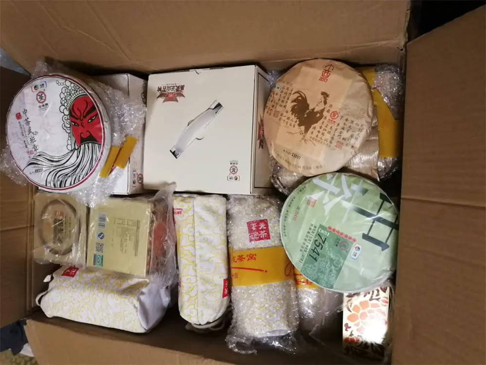 聊城回收中茶普洱茶2017年生茶熟茶图3